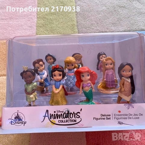 Страхотен комплект фигурки за игра Disney принцеси Disney animators, снимка 2 - Образователни игри - 53266011