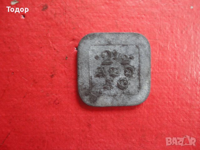 Стара немска монета жетон 1, снимка 4 - Нумизматика и бонистика - 41226218