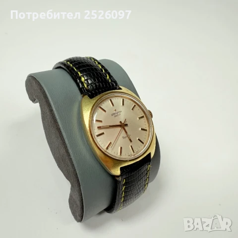 Колекционерски механичен часовник Zenith Sporto 28800, снимка 3 - Мъжки - 51269583