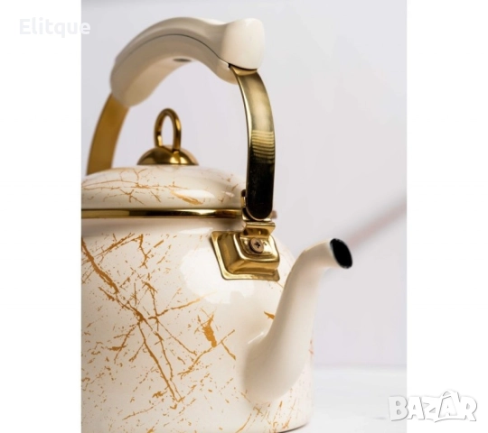 Чайник Goldmann, 2.5л., Емайл, Индукция, снимка 11 - Съдове за готвене - 52710079