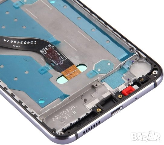 Дисплей за Huawei P10 Lite / WAS-LX1, с рамка, снимка 2 - Резервни части за телефони - 41409191