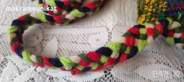 Продавам плетена торба за народна носия, декорация за механа, битов кът, , снимка 6 - Декорация за дома - 49235222