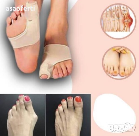 Ортопедични чорапи за коригиране на палеца на крака - 1 чифт за лев и десен крак., снимка 2 - Други - 39866340