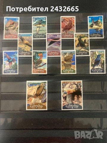 1354. Гибралтар 2008 = “ Difinitives. Фауна. Птици от скалите. ” , **, MNH 