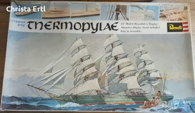 Revell H365 Clipper Ship Thermopylae (60,9 см) – Винтидж модел за сглобяване
