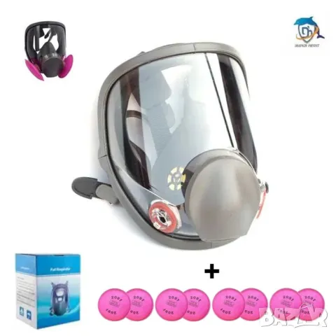 Респираторна предпазна маска за цяло лице 6800 | 3М еквивалент