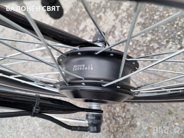 -10% ТЕЛК- Хибрид Електромеханичен Велосипед - Семейна Триколка 20 цола, 36v 250w 10.4 Ah, снимка 8 - Велосипеди - 41797889