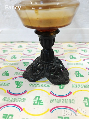 Страхотна газена лампа, снимка 2 - Антикварни и старинни предмети - 53359996