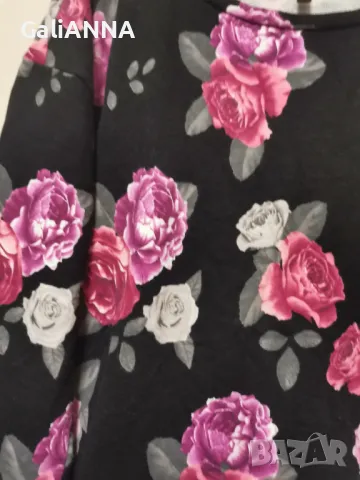 СТРАХОТНА БЛУЗА С РОЗИ 2XL, снимка 2 - Туники - 48572392