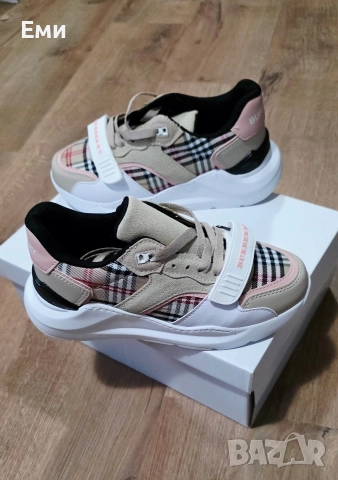 Burberry сникърси дамски обувки нови модели , снимка 16 - Маратонки - 52577504