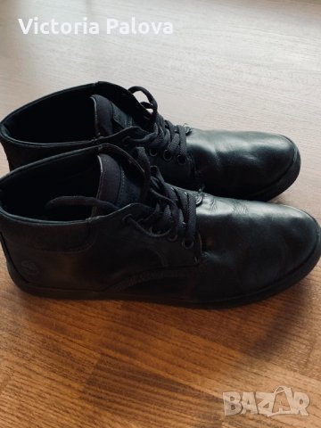 Черни боти TIMBERLAND,естествена кожа