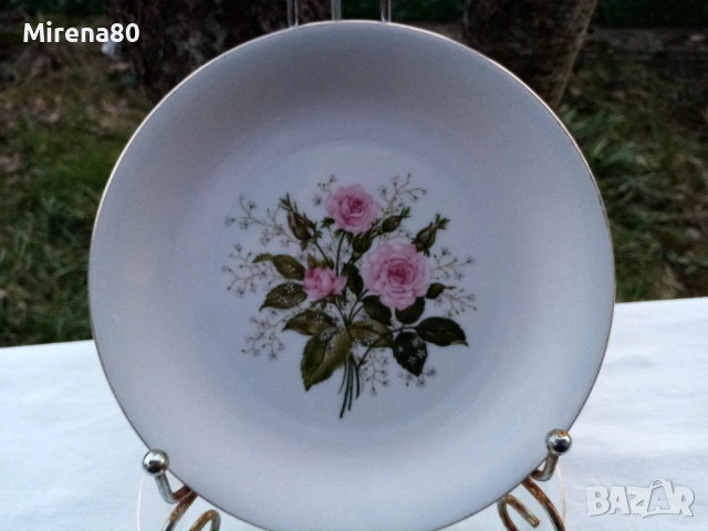 * Seltmann Bavaria * - винтидж десертни чинии 6 бр., снимка 3 - Чинии - 53752843