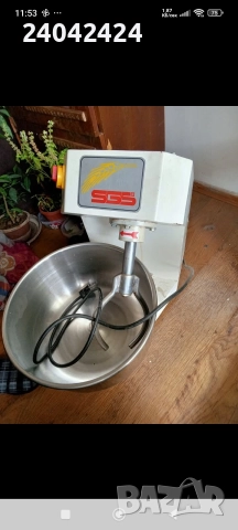 Тестомесачка-Тестобъркачка 20л, снимка 3 - Обзавеждане на кухня - 52677588