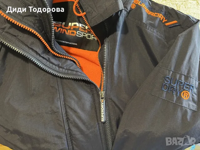Оригинално мъжко яке Superdry Windcheater (WINDSPORT), снимка 6 - Якета - 55951589