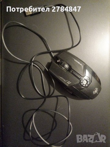 Геймърска кабелна USB мишка светеща, снимка 5 - Клавиатури и мишки - 40014825