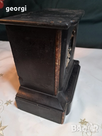 корпус от черен мрамор за каминен часовник , снимка 7 - Антикварни и старинни предмети - 52017047