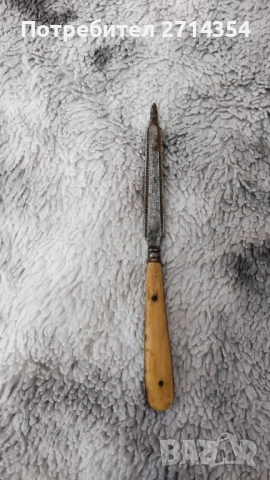 Стара пила за нокти , снимка 3 - Антикварни и старинни предмети - 51721549