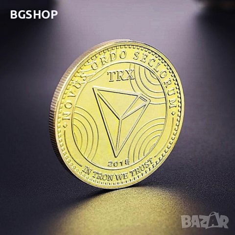 Трон Монета / Tron Coin ( TRX ) - Gold, снимка 7 - Нумизматика и бонистика - 32414834