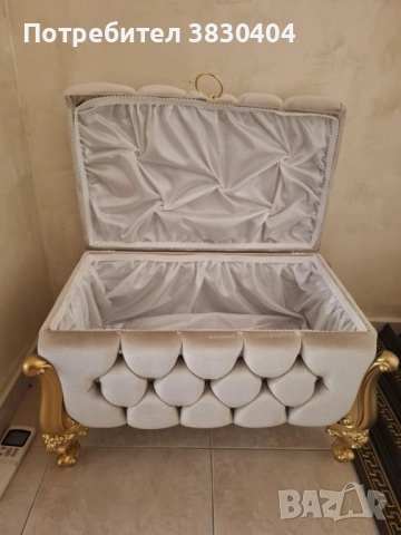 Табуретка тип кутияза бижута., снимка 2 - Дивани и мека мебел - 52433882