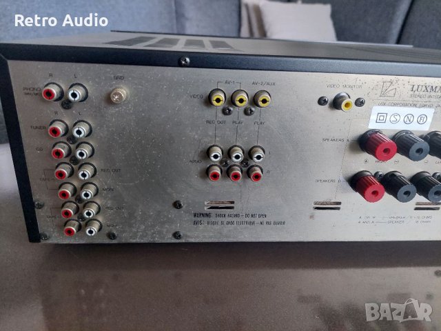 Luxman LV 105 усилвател, снимка 4 - Ресийвъри, усилватели, смесителни пултове - 41454249