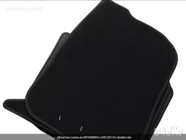 Мокетни стелки за MITSUBISHI L200 (2015+) double cab Petex, снимка 2 - Аксесоари и консумативи - 53824765