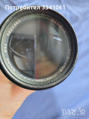 Обектив за фотоапарат HANIMEX , снимка 2 - Антикварни и старинни предмети - 53478773