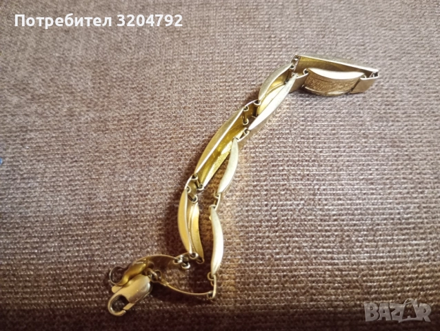 Златна гривна 14к, снимка 8 - Гривни - 51457867