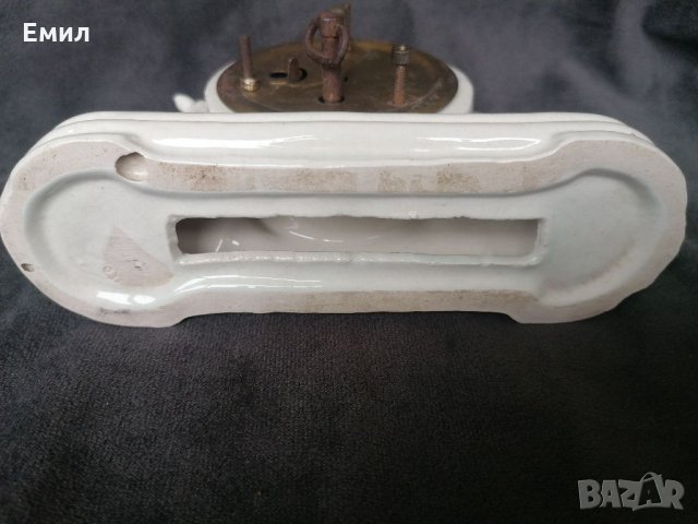 Антикварен порцеланов настолен часовник , снимка 4 - Колекции - 34798298