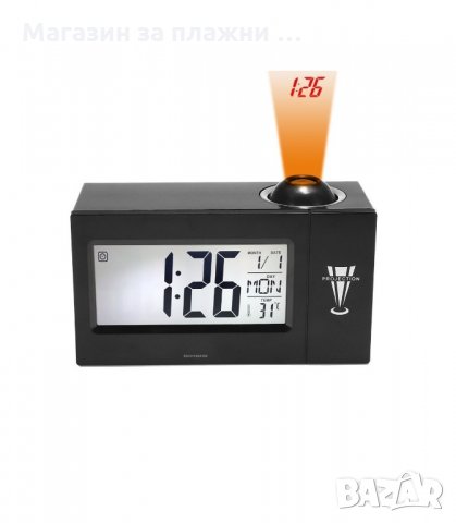 ЧАСОВНИК С ПРОЕКТОР ЗА СТЕНА ИЛИ ТАВАН (МЕТЕОЧАСОВНИК) - код 3605, снимка 5 - Друга електроника - 34240819