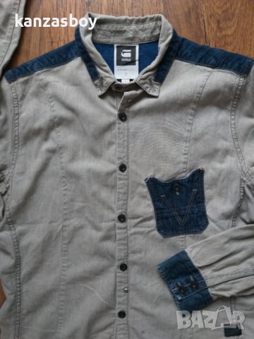 g-star comic 5620 long worker shirt wmn - страхотна дамска риза КАТО НОВА, снимка 8 - Ризи - 40855315