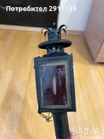 Фенер от каляска, снимка 3 - Антикварни и старинни предмети - 53827947