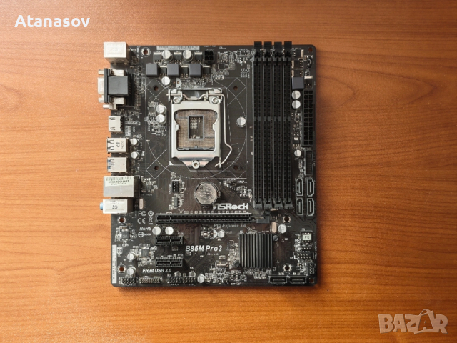 Asrock B85M Pro3 сокет 1150, снимка 7 - Дънни платки - 53682559