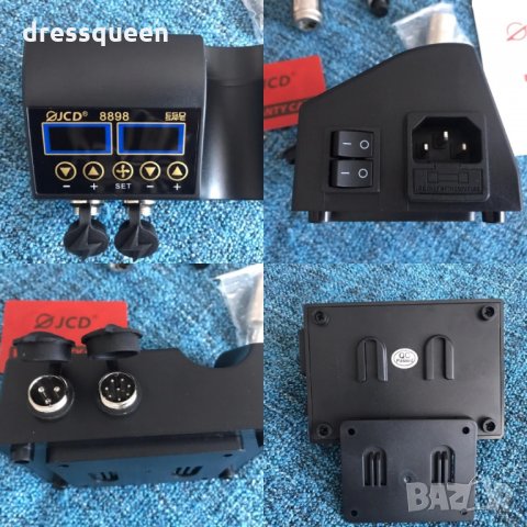 8858 Поялна станция с горещ въздух, комбинирана с поялник, снимка 13 - Поялници и запояване - 34503683