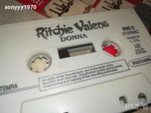 RITCHIE VALENS-ORIGINAL TAPE 2507251047, снимка 6 - Аудио касети - 51136911