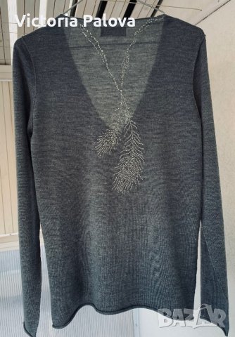 Луксозна маркова блуза ZADIG&VOLTAIRE, снимка 2 - Блузи с дълъг ръкав и пуловери - 39847757