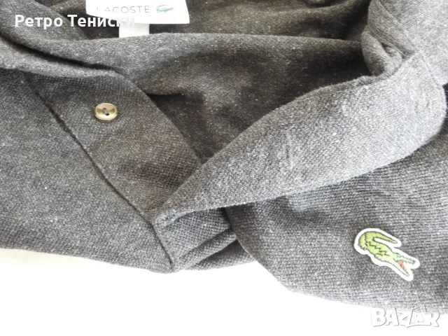 Тениска • Short Sleeve #100 • Lacoste • синьо • Мъже, снимка 5 - Тениски - 56313059