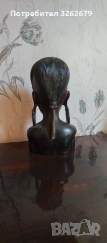Фигура масивна от Африка абанос , снимка 2 - Антикварни и старинни предмети - 41978119