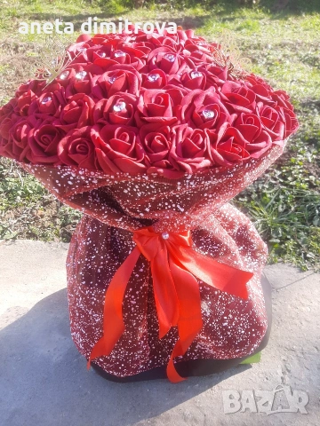 Букети от рози от фоам., снимка 3 - Подаръци за жени - 53667060