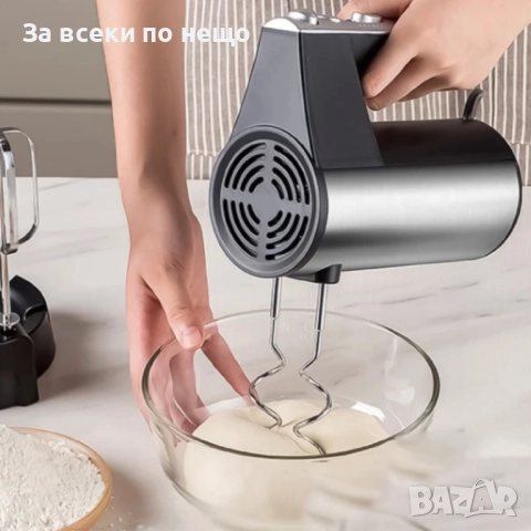 Кухненски миксер SERANOVA Home – Метални бъркалки, лек и мощен, снимка 6 - Миксери - 52666437