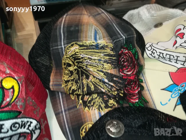 ED HARDY-ШАПКА ПО ИЗБОР 45ЛВ ЗА 1БРОЙ 1508251120, снимка 11 - Шапки - 51373618