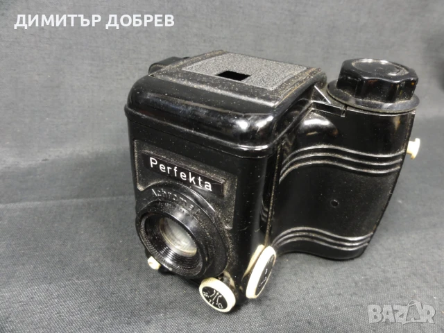 СТАР РЕТРО СОЦ ГДР БАКЕЛИТОВ ФОТОАПАРАТ PERFEKTA, снимка 11 - Антикварни и старинни предмети - 51394848
