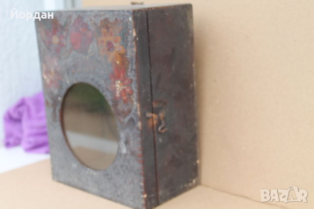 Дървена кутия за часовник , снимка 4 - Стенни часовници - 36516177