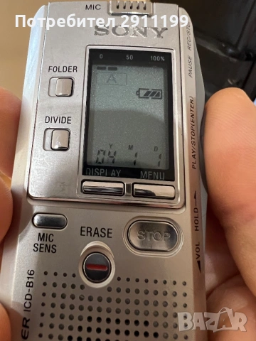 Дигитален диктофон Sony с подарък, снимка 8 - Друга електроника - 53854498