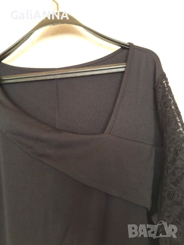 НОВА СТРАХОТНА РОКЛЯ РЪКАВИ ДАНТЕЛА 3XL-4XL, снимка 4 - Рокли - 51637458