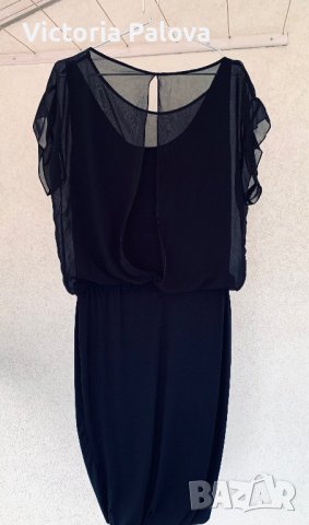 WEEKEND MAXMARA черна рокля, снимка 2 - Рокли - 41754190