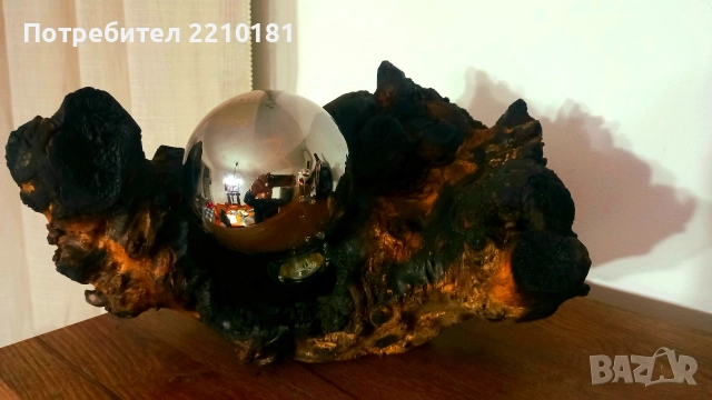 Настолна лампа дърво, снимка 9 - Настолни лампи - 52847253