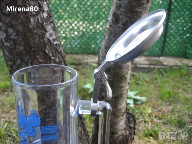  * Böckling * - старинна халба с капак, снимка 4 - Антикварни и старинни предмети - 40378599