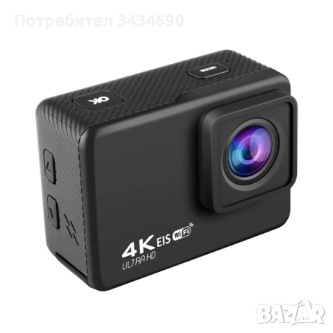 Спортна камера 4K/60fps с функция EIS стабилизация на образа и WiFi 170 градуса /SPK067/, снимка 12 - Камери - 44513468