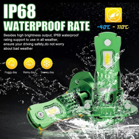 Комплект от 2 броя H7 LED крушки CANBUS Light 6000K, снимка 15 - Части - 53857653