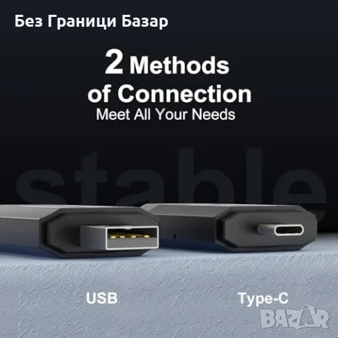 Нов Безжичен CarPlay & Android Auto адаптер ESSGOO 2-в-1, USB/Type-C, снимка 6 - Друга електроника - 47588653